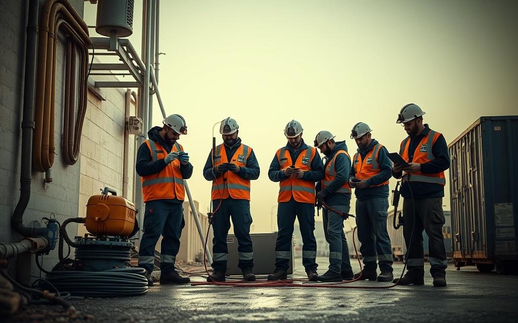 كشف تسربات حي البغدادية بجدة