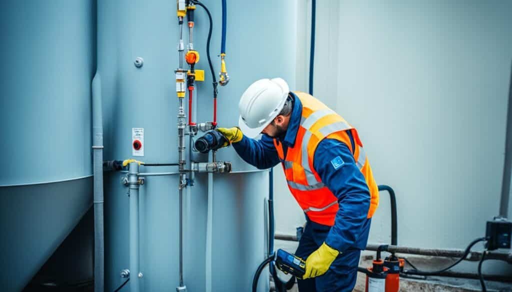 كشف تسربات الخزانات بجدة