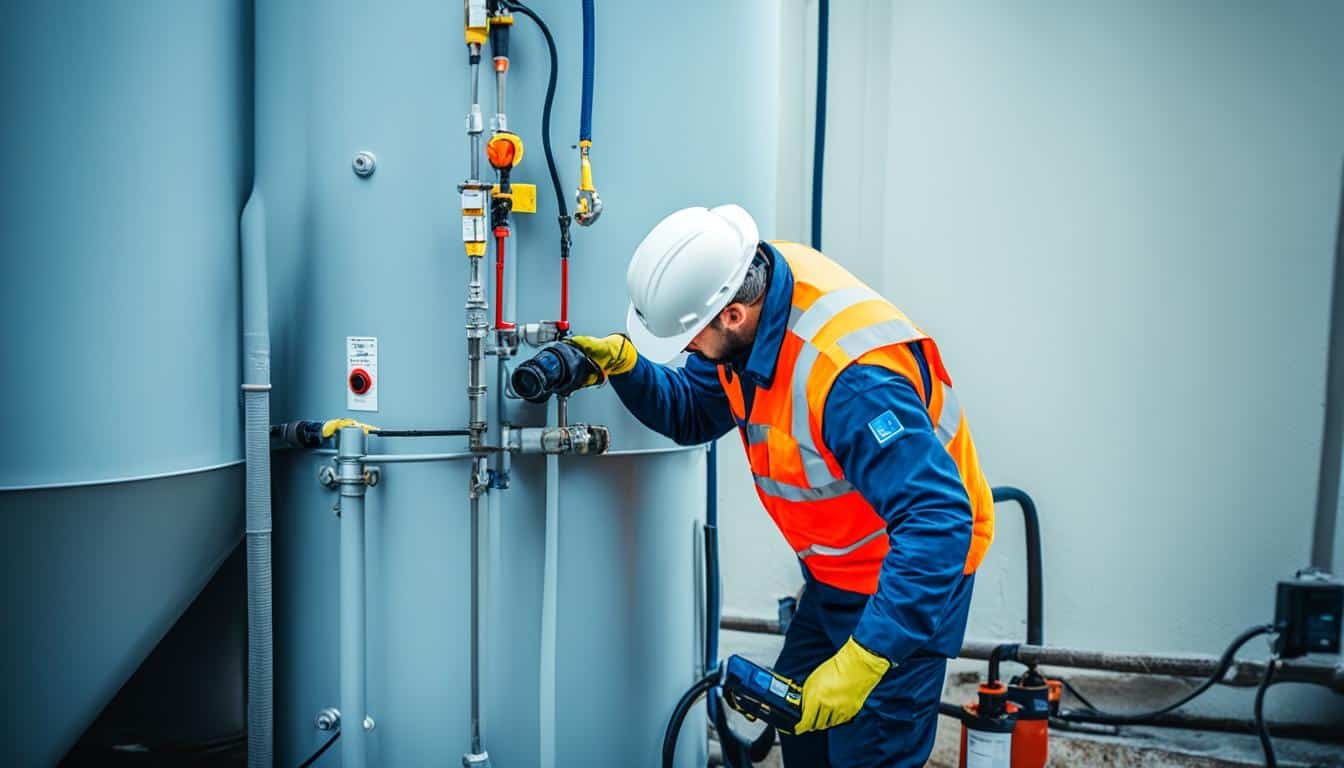 كشف تسربات الخزانات بجدة