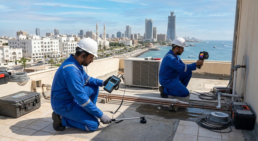 تسربات المياه الأندلس بجدة
