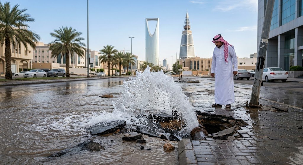 جهاز استماع أرضي متطور ومعدات فحص تقنية تُستخدم في إنجاز مهام كشف تسربات المياه الفيصلية بجدة لتحديد تشققات الأنابيب بدقة متناهية وبدون تكسير أو فوضى
