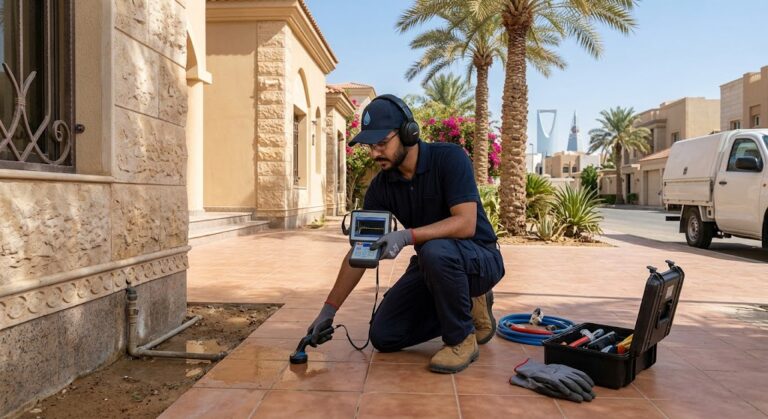 أفضل شركة كشف تسرب المياه حي الاندلس بجدة بدون تكسير بأحدث الأجهزة الإلكترونية